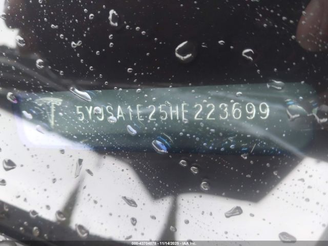 2017 TESLA MODEL S 5YJSA1E25HF223699 Photo 8