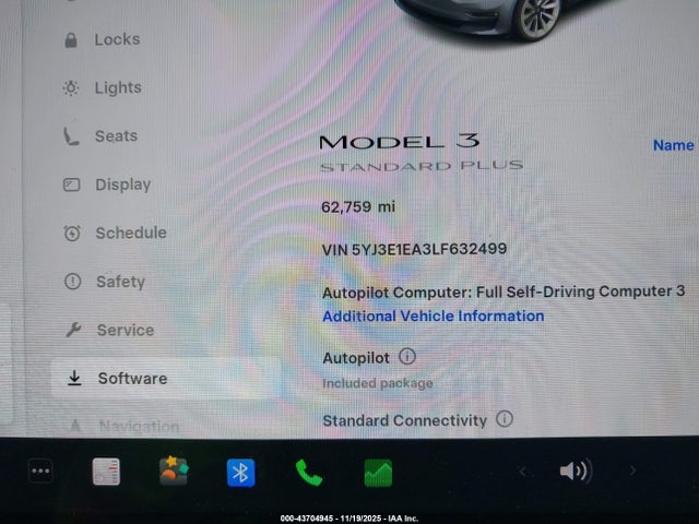 2020 TESLA MODEL 3 5YJ3E1EA3LF632499 Photo 6