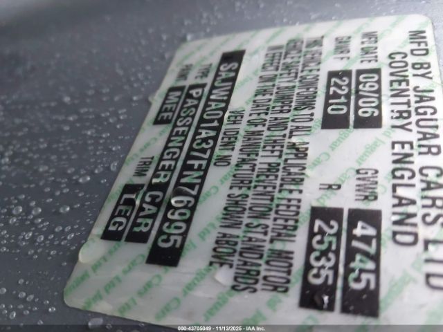 2007 JAGUAR S-TYPE SAJWA01A37FN76995 Photo 8