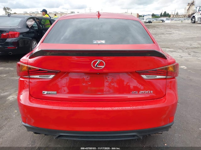 Продаж на аукціоні авто 2017 Lexus Is 200t, vin: JTHBA1D2XH5047962, номер лоту: 43705103