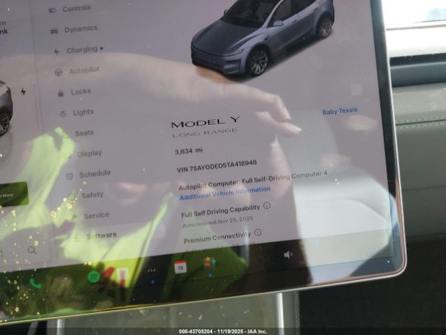 2026 TESLA MODEL Y 7SAYGDED5TA418948 Photo 6
