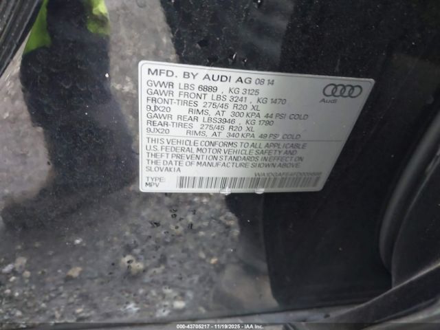 2015 AUDI Q7 WA1DGAFE4FD005686 Photo 8