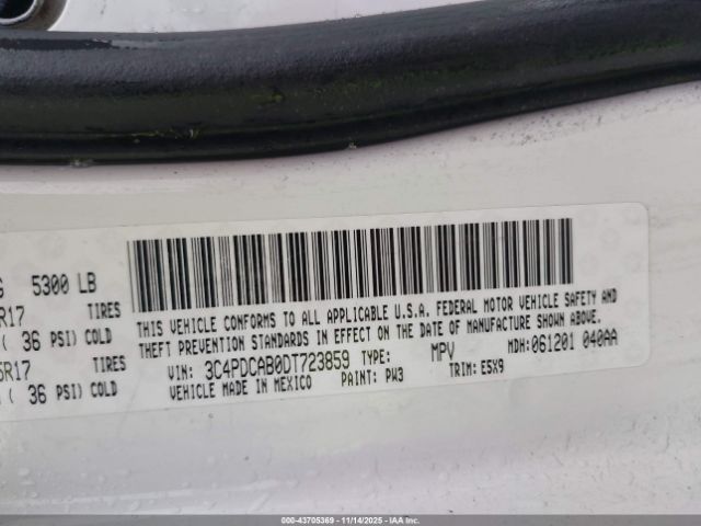 2013 DODGE JOURNEY 3C4PDCAB0DT723859 Photo 8