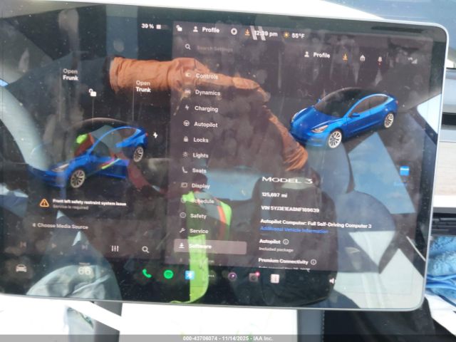 2022 TESLA MODEL 3 5YJ3E1EA8NF189639 Photo 6