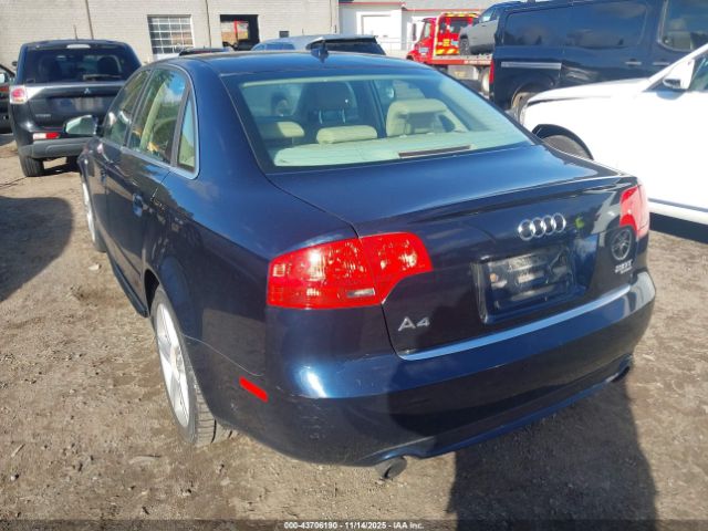2008 AUDI A4 WAUDF78EX8A022101 Photo 2