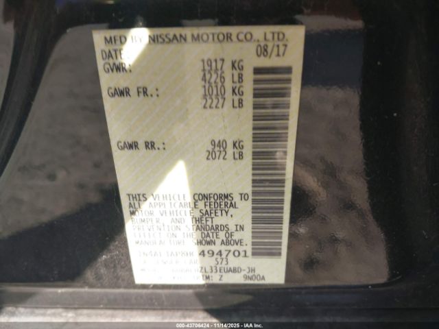 2017 NISSAN ALTIMA 1N4AL3AP8HC494701 Photo 8