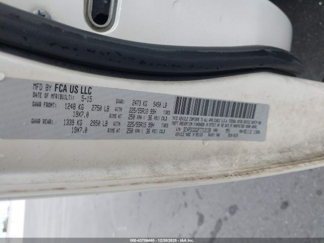 2015 DODGE JOURNEY 3C4PDCGG2FT712139 Photo 8