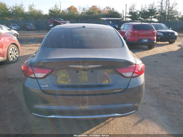 2015 Chrysler 200 Limited მანქანა იყიდება აუქციონზე, vin: 1C3CCCAB4FN751642, აუქციონის ნომერი: 43706500