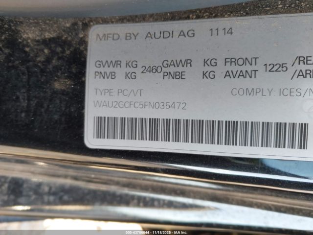 2015 AUDI A7 WAU2GCFC5FN035472 Photo 8