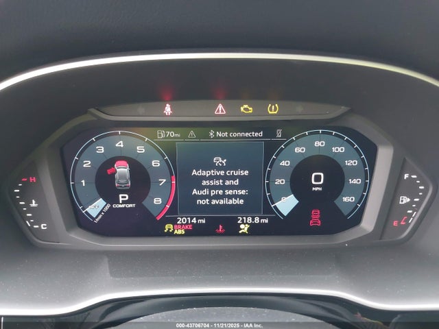 2025 Audi Q3 Premium 45 Tfsi S Line Quattro Tiptronic მანქანა იყიდება აუქციონზე, vin: WA1EECF33S1038727, აუქციონის ნომერი: 43706704