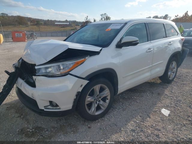 2016 TOYOTA HIGHLANDER 5TDYKRFH9GS179693 Photo 1