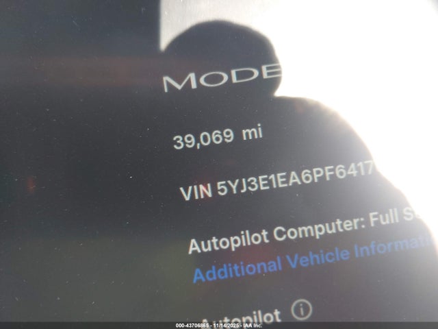 Tesla Model 3 Rear-wheel Drive 2023 5YJ3E1EA6PF641705 Image 15