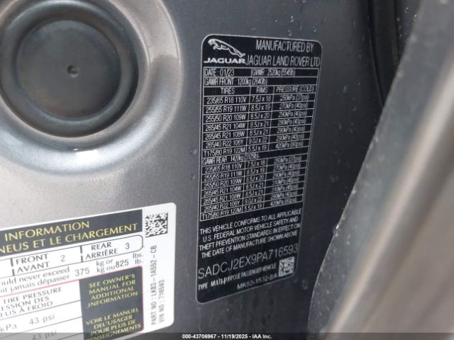 2023 JAGUAR F-PACE SADCJ2EX9PA716593 Photo 8