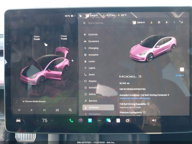 2023 TESLA MODEL 3 5YJ3E1EAXPF653792 Photo 6