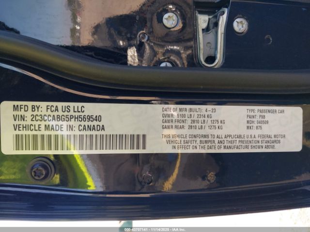 2023 CHRYSLER 300 2C3CCABG5PH569540 Photo 8