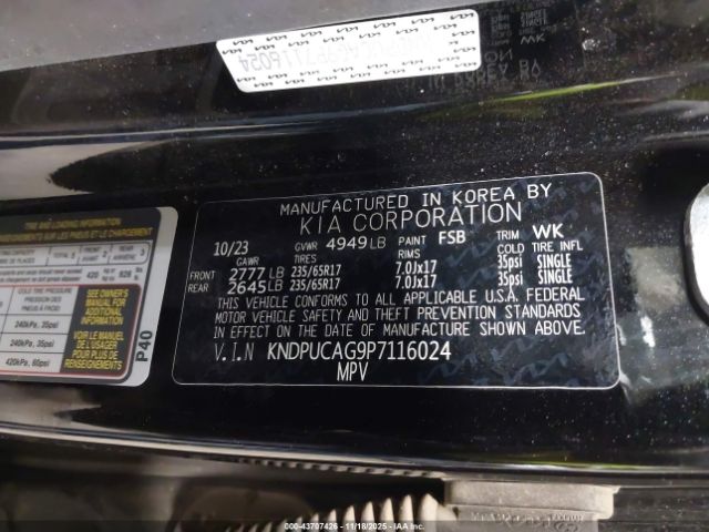 2023 KIA SPORTAGE HYBRID KNDPUCAG9P7116024 Photo 8