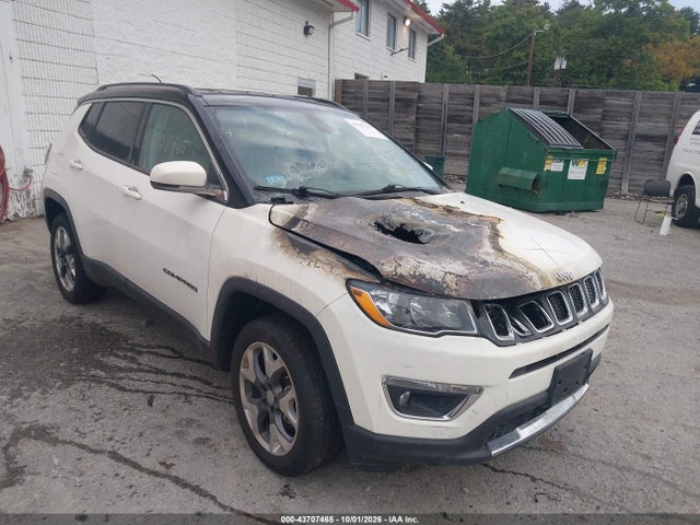 2020 Jeep Compass Limited 4x4 მანქანა იყიდება აუქციონზე, vin: 3C4NJDCB3LT244952, აუქციონის ნომერი: 43707465