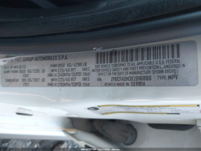 2014 FIAT 500L ZFBCFADH3EZ016880 Photo 8