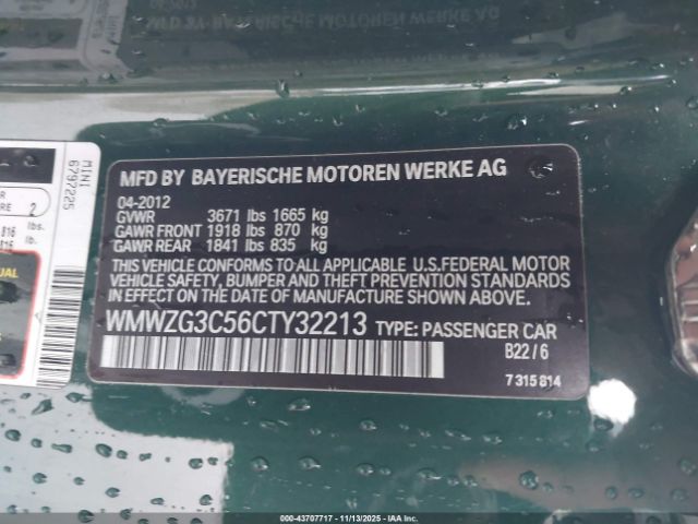 2012 MINI COOPER S CLUBMAN WMWZG3C56CTY32213 Photo 8