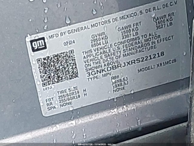 Chevrolet Blazer Ev Eawd 2lt 2024 3GNKDBRJXRS221218 Image 9