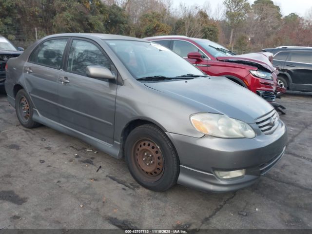 2004 TOYOTA COROLLA 1NXBR32E44Z267483