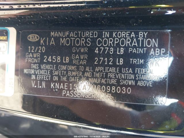 2021 KIA STINGER KNAE15LA7M6098030 Photo 8