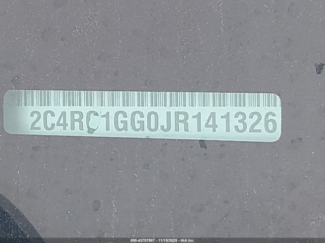 2018 CHRYSLER PACIFICA 2C4RC1GG0JR141326 Photo 8