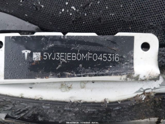 2021 TESLA MODEL 3 5YJ3E1EB0MF045316 Photo 8