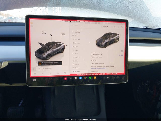 2022 TESLA MODEL Y 7SAYGDEE1NF536249 Photo 6
