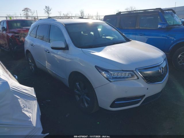 2014 ACURA MDX 5FRYD4H87EB025123