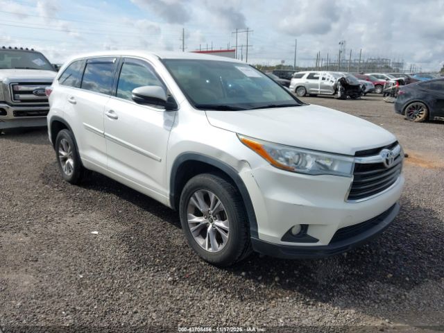 2016 TOYOTA HIGHLANDER 5TDZKRFH9GS129882