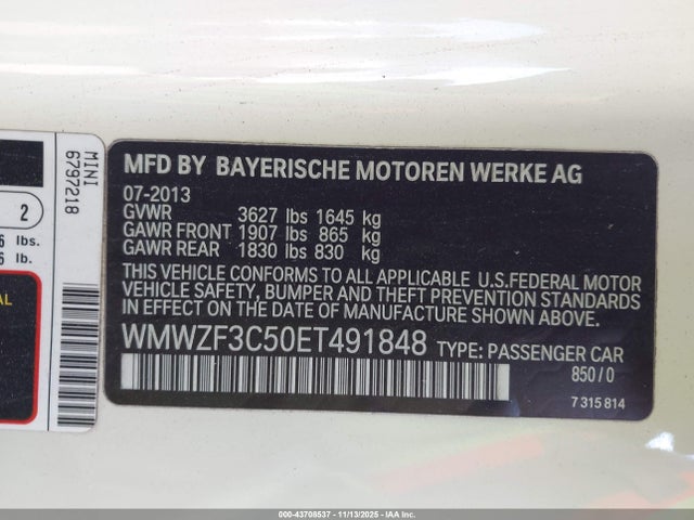 2014 MINI CLUBMAN WMWZF3C50ET491848 Photo 8