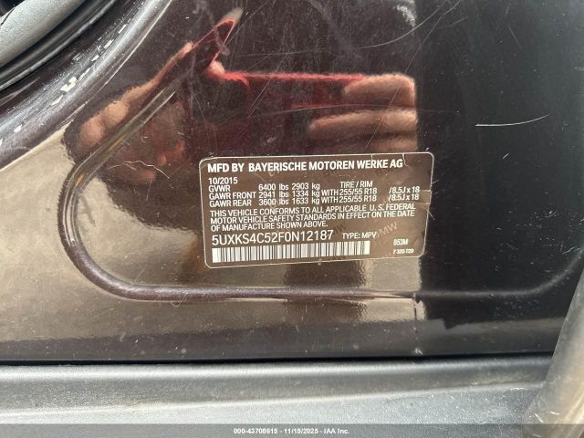 2015 BMW X5 5UXKS4C52F0N12187 Photo 8