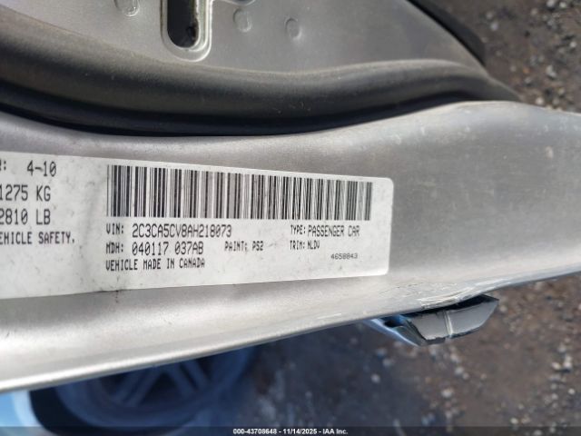 2010 CHRYSLER 300 2C3CA5CV8AH218073 Photo 8