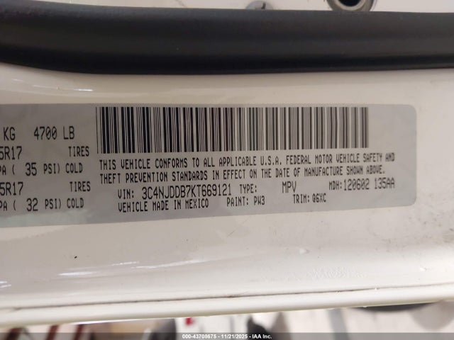 2019 JEEP COMPASS 3C4NJDDB7KT669121 Photo 8