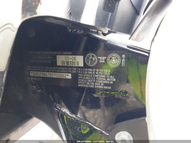 2006 HARLEY-DAVIDSON FLHRI 1HD1FBW176Y703862 Photo 9