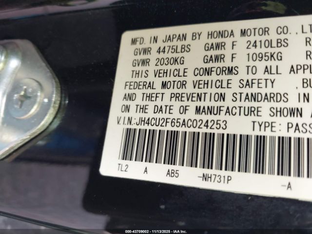 2010 ACURA TSX JH4CU2F65AC024253 Photo 8