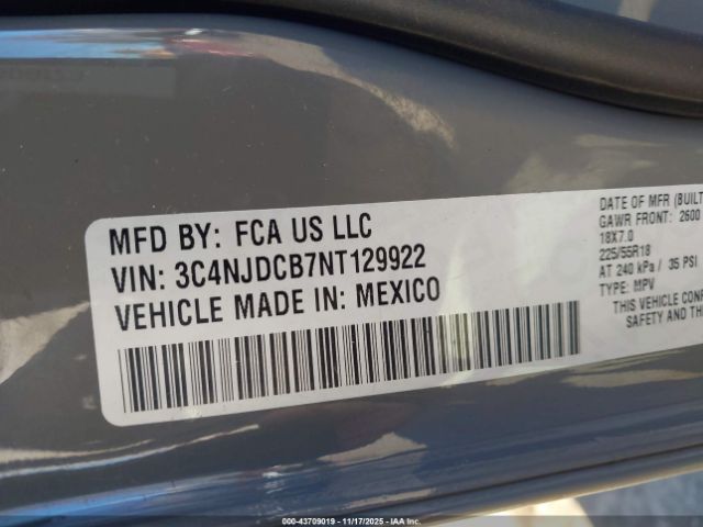 2022 JEEP COMPASS 3C4NJDCB7NT129922 Photo 8