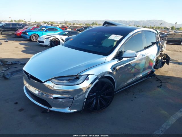2022 TESLA MODEL X 7SAXCBE68NF331760 Photo 1