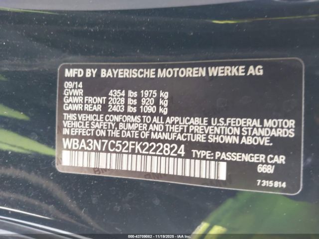 2015 BMW 428I WBA3N7C52FK222824 Photo 8