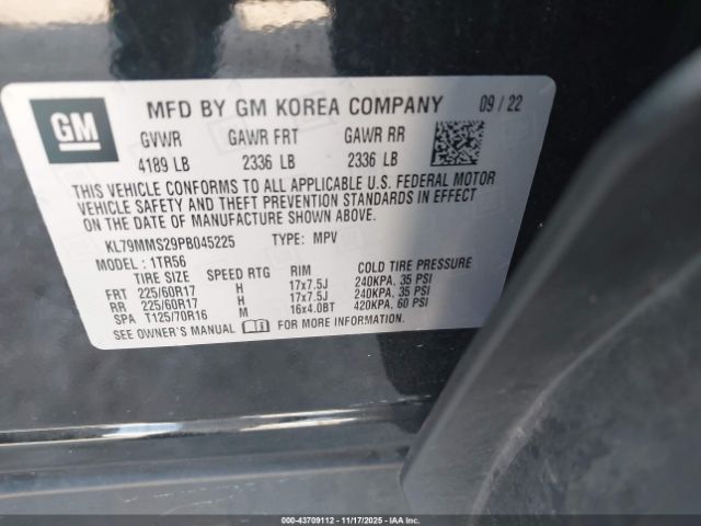 2023 CHEVROLET TRAILBLAZER KL79MMS29PB045225 Photo 8