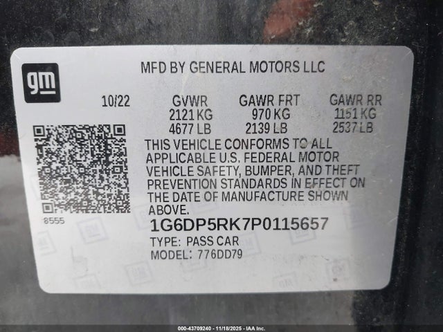 2023 CADILLAC CT5 1G6DP5RK7P0115657 Photo 8