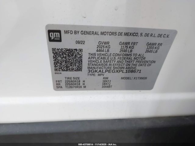 2023 GMC TERRAIN 3GKALPEGXPL108671 Photo 8