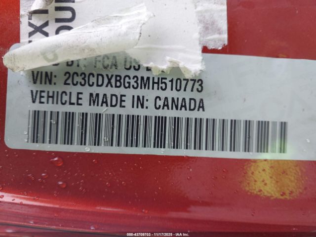 2021 DODGE CHARGER 2C3CDXBG3MH510773 Photo 8