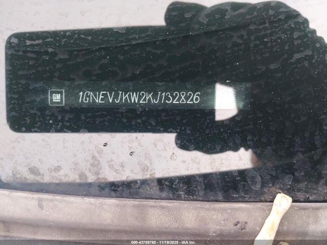Продажа на аукционе авто 2019 Chevrolet Traverse High Country, vin: 1GNEVJKW2KJ132826, номер лота: 43709780