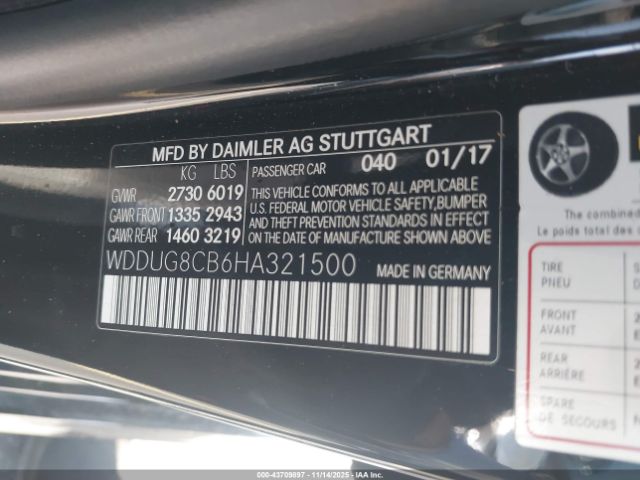 2017 MERCEDES-BENZ S 550 WDDUG8CB6HA321500 Photo 8