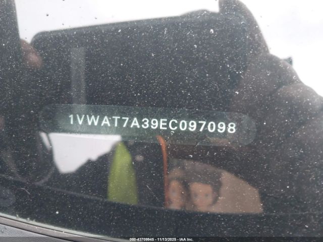 2014 VOLKSWAGEN PASSAT 1VWAT7A39EC097098 Photo 8