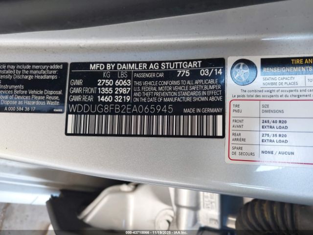 2014 MERCEDES-BENZ S 550 WDDUG8FB2EA065945 Photo 8