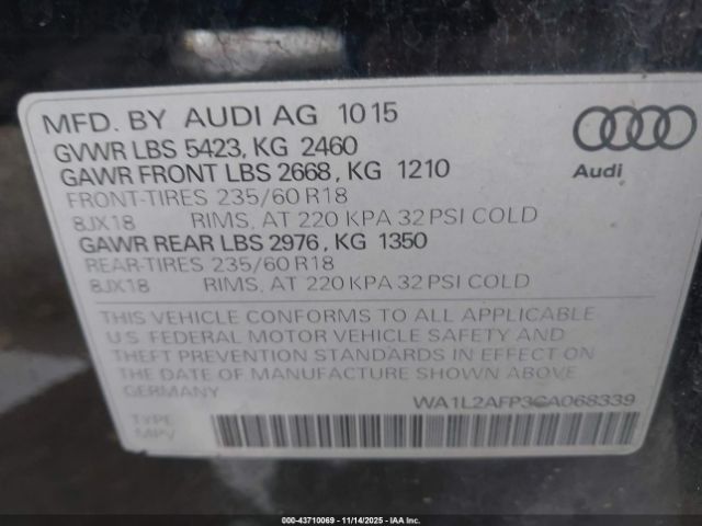 2016 AUDI Q5 WA1L2AFP3GA068339 Photo 8