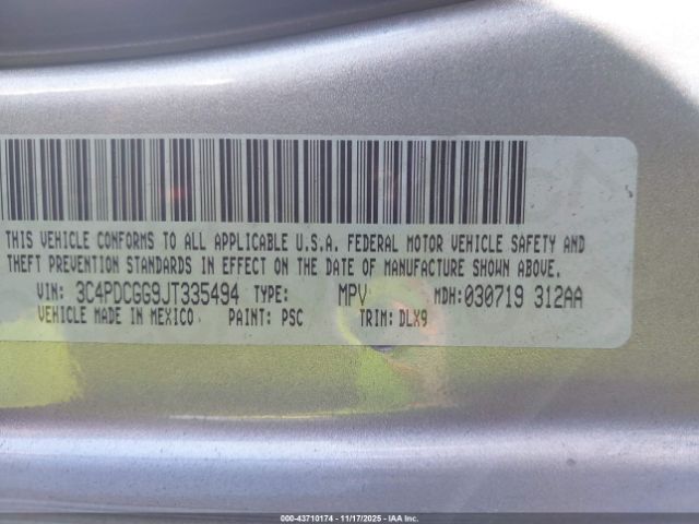 2018 DODGE JOURNEY 3C4PDCGG9JT335494 Photo 8